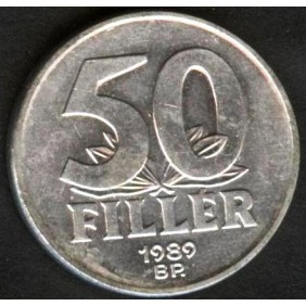 HUNGARY 50 Filler 1989