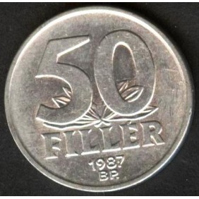 HUNGARY 50 Filler 1987
