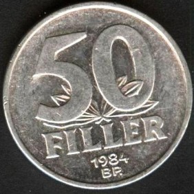 HUNGARY 50 Filler 1984