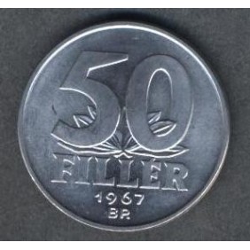 HUNGARY 50 Filler 1967