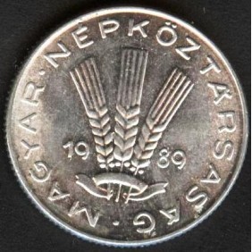 HUNGARY 20 Filler 1989