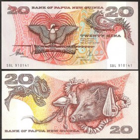 PAPUA NEW GUINEA 20 Kina 1996