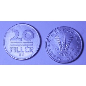 HUNGARY 20 Filler 1970