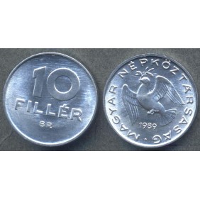 HUNGARY 10 Filler 1989