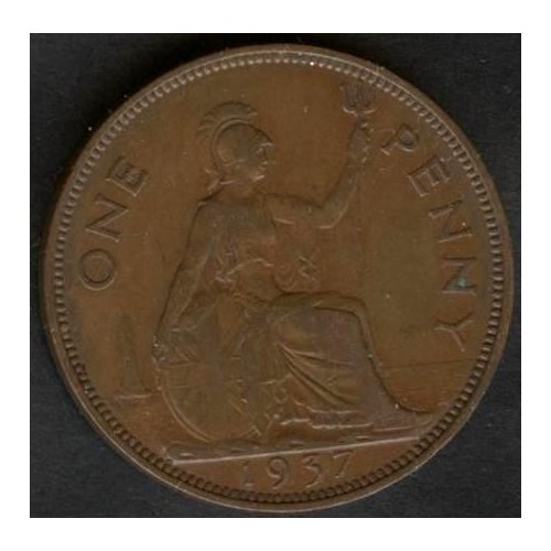 GREAT BRITAIN 1 Penny 1937