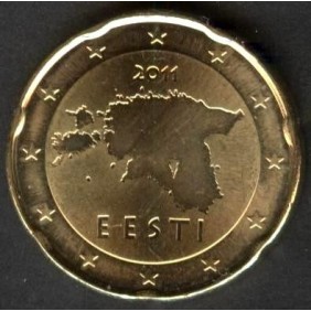 ESTONIA 20 Euro Cent 2011