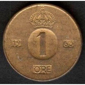 SWEDEN 1 Ore 1963