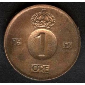 SWEDEN 1 Ore 1956