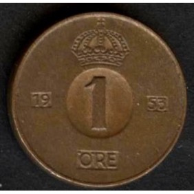 SWEDEN 1 Ore 1953