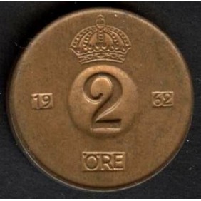 SWEDEN 2 Ore 1962