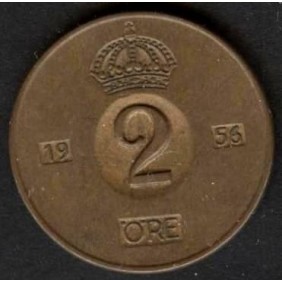 SWEDEN 2 Ore 1956