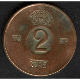 SWEDEN 2 Ore 1953