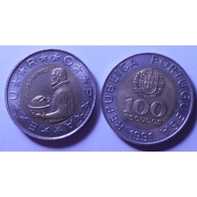 PORTUGAL 100 Escudos 1991...