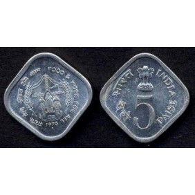 INDIA 5 Paise 1976 B FAO