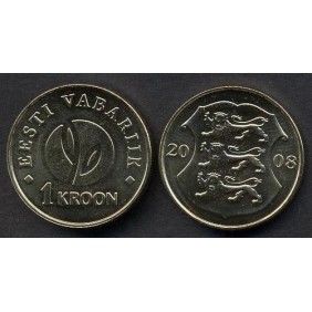 ESTONIA 1 Kroon 2008 90th...