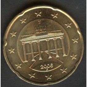 GERMANY 20 Euro Cent 2006 F