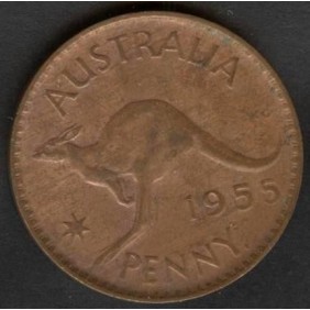 AUSTRALIA 1 Penny 1955 (p)