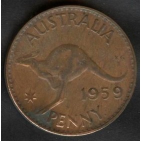 AUSTRALIA 1 Penny 1959 (p)
