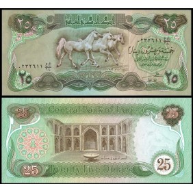 IRAQ 25 Dinars 1982