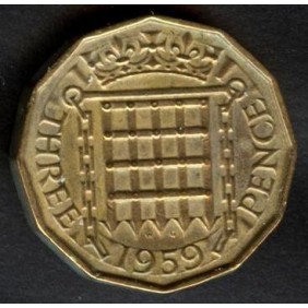 GREAT BRITAIN 3 Pence 1959