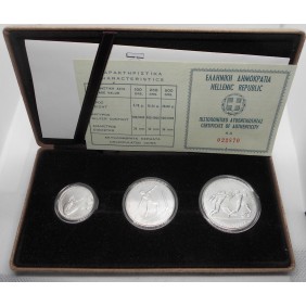 GREECE Set n.3 coins AG...