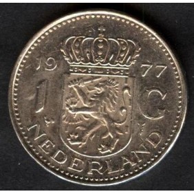 NETHERLANDS 1 Gulden 1977