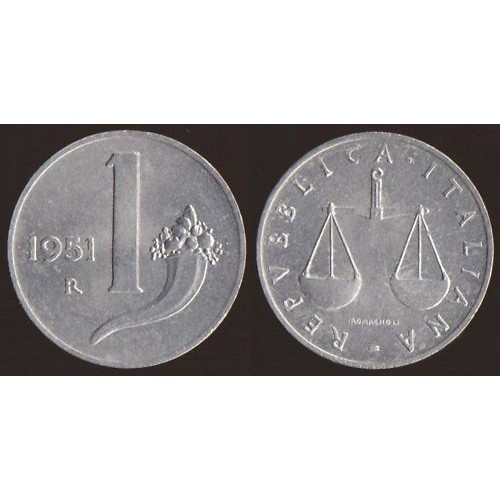 1 Lira 1951