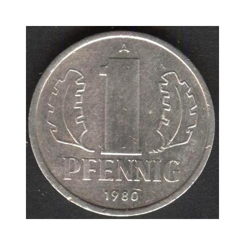 DDR 1 Pfennig 1980