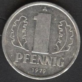 DDR 1 Pfennig 1979