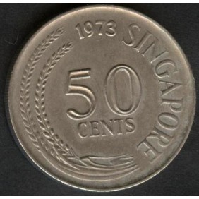 SINGAPORE 50 Cents 1973