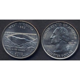 USA 1/4 Dollar 2005 P West...