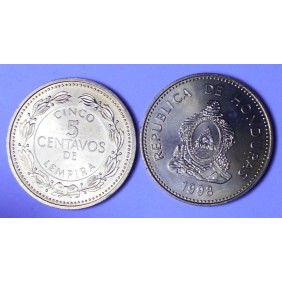 HONDURAS 5 Centavos 1998