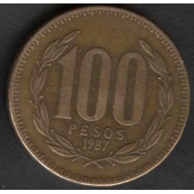 CHILE 100 Pesos 1987