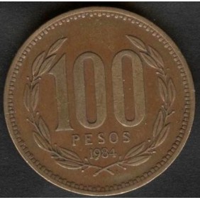 CHILE 100 Pesos 1984