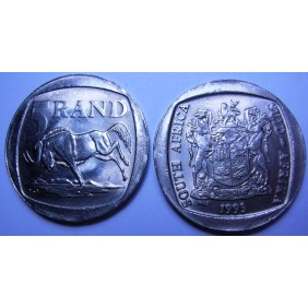 SOUTH AFRICA 5 Rand 1995