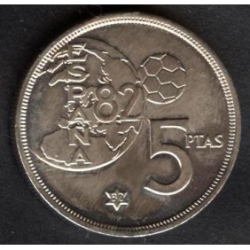 SPAIN 5 Pesetas 1980 (82)...