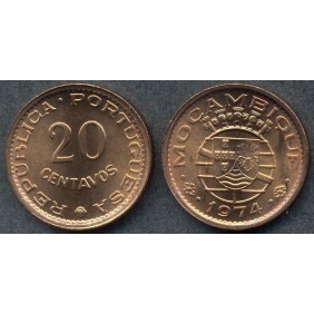 MOZAMBIQUE 20 Centavos 1974