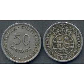 ANGOLA 50 Centavos 1948