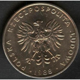 POLAND 20 Zlotych 1988