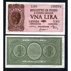 1 Lira 23.11.1944 Di...