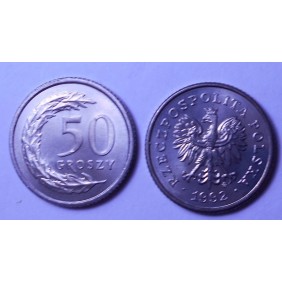 POLAND 50 Groszy 1992