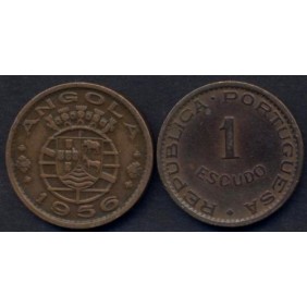 ANGOLA 1 Escudo 1956