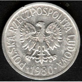 POLAND 20 Groszy 1980