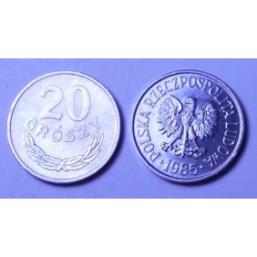 POLAND 20 Groszy 1985