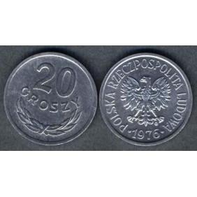 POLAND 20 Groszy 1976