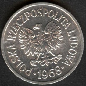 POLAND 10 Groszy 1968