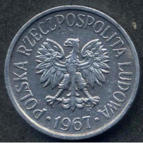 POLAND 5 Groszy 1967