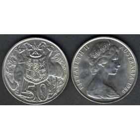 AUSTRALIA 50 Cents 1966 AG