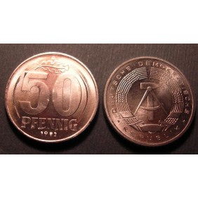 DDR 50 Pfennig 1982