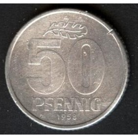DDR 50 Pfennig 1958